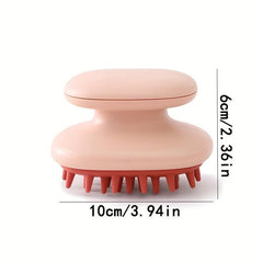 Silicone Scalp Massager Brush for Hair Cleaning Exfoliating Scalp Massage