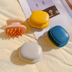 Silicone Scalp Massager Brush for Hair Cleaning Exfoliating Scalp Massage