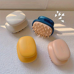 Silicone Scalp Massager Brush for Hair Cleaning Exfoliating Scalp Massage