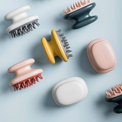 Silicone Scalp Massager Brush for Hair Cleaning Exfoliating Scalp Massage
