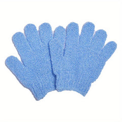 2 Pcs Exfoliating Bath Gloves for Men and Women