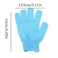 2 Pcs Exfoliating Bath Gloves for Men and Women