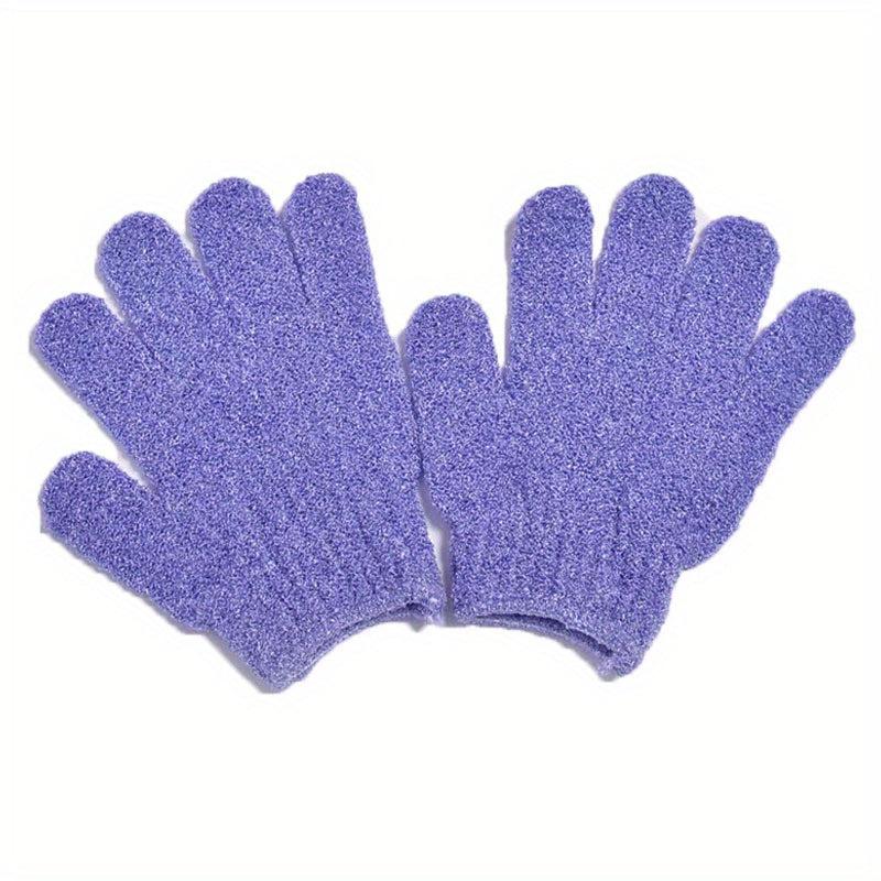 2 Pcs Exfoliating Bath Gloves for Men and Women