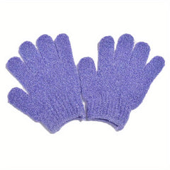 2 Pcs Exfoliating Bath Gloves for Men and Women