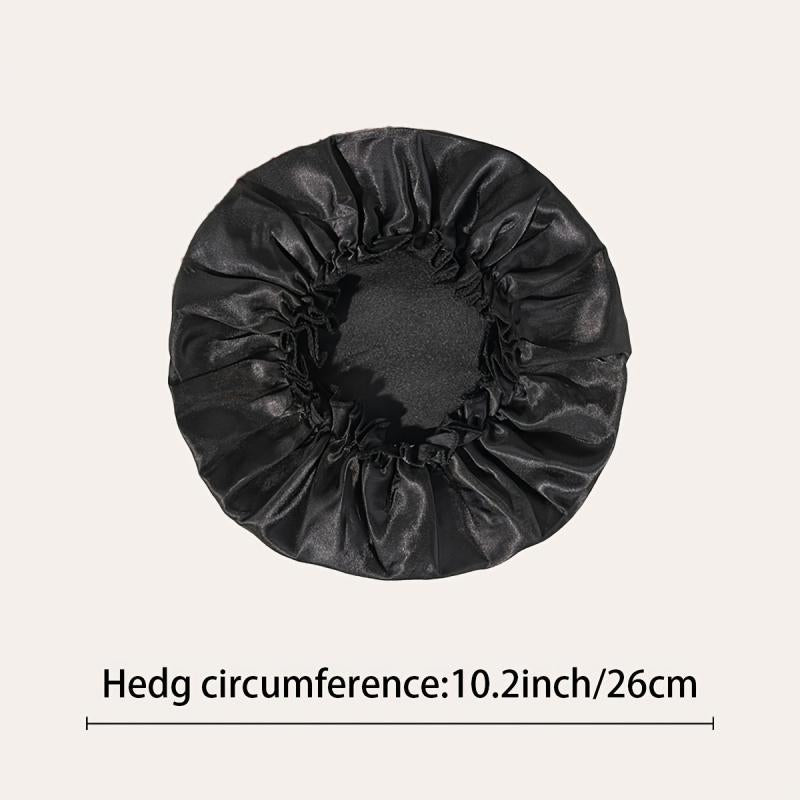 1pc Satin Bonnet Sleep Cap Soft Elastic Silky Hair Bonnet