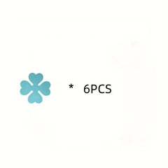 12pcs Non Slip Bathtub Sticker Clover Shower Anti Slip Stickers