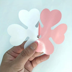 12pcs Non Slip Bathtub Sticker Clover Shower Anti Slip Stickers