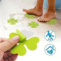 12pcs Non Slip Bathtub Sticker Clover Shower Anti Slip Stickers