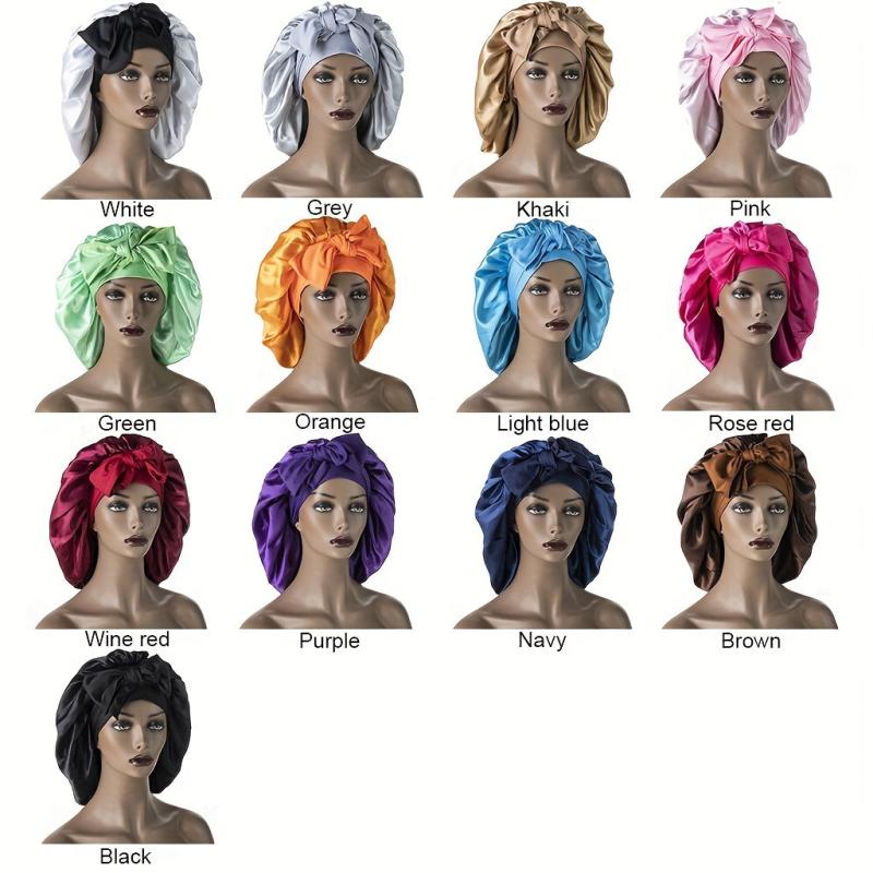 Wide Brim Shower Cap Extra Large Size Round Cap Ding Sleeping Cap