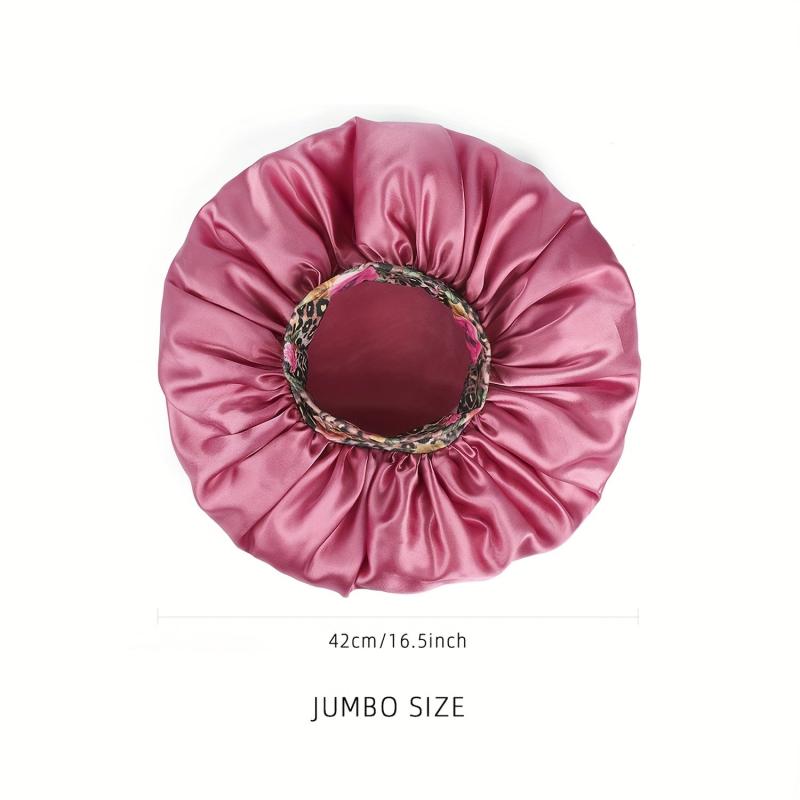 Satin Bonnet Hair Bonnet For Sleeping Cap Adjusting Hair Care Wrap Cap