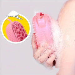 3pcs Shower Exfoliating Set Silicone Massage Scrub