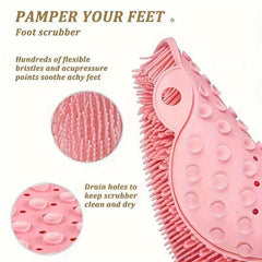 3pcs Shower Exfoliating Set Silicone Massage Scrub