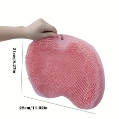 Non Slip Shower Massage Pad Lazy Suction Cup Back Rubbing Brush