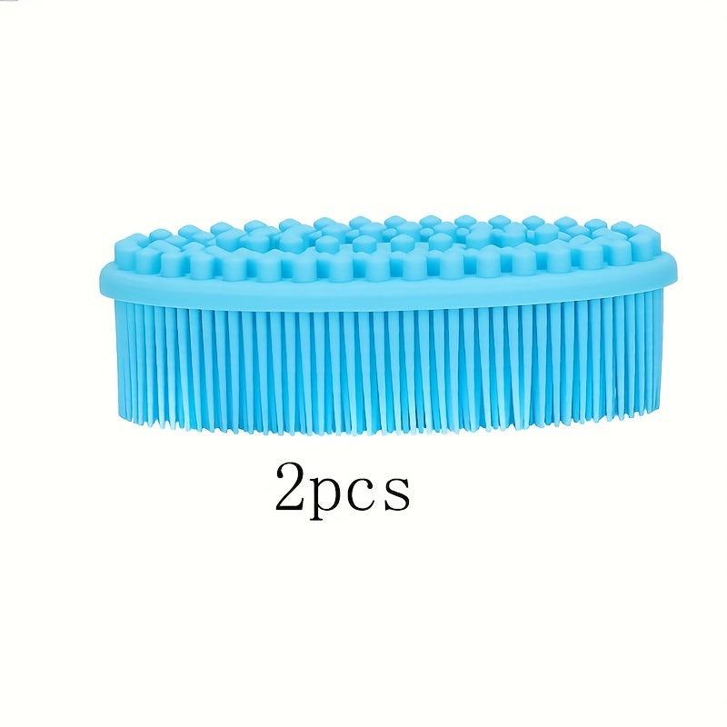 2 Pcs Silicone Body Scrubber Gentle Exfoliating
