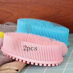 2 Pcs Silicone Body Scrubber Gentle Exfoliating