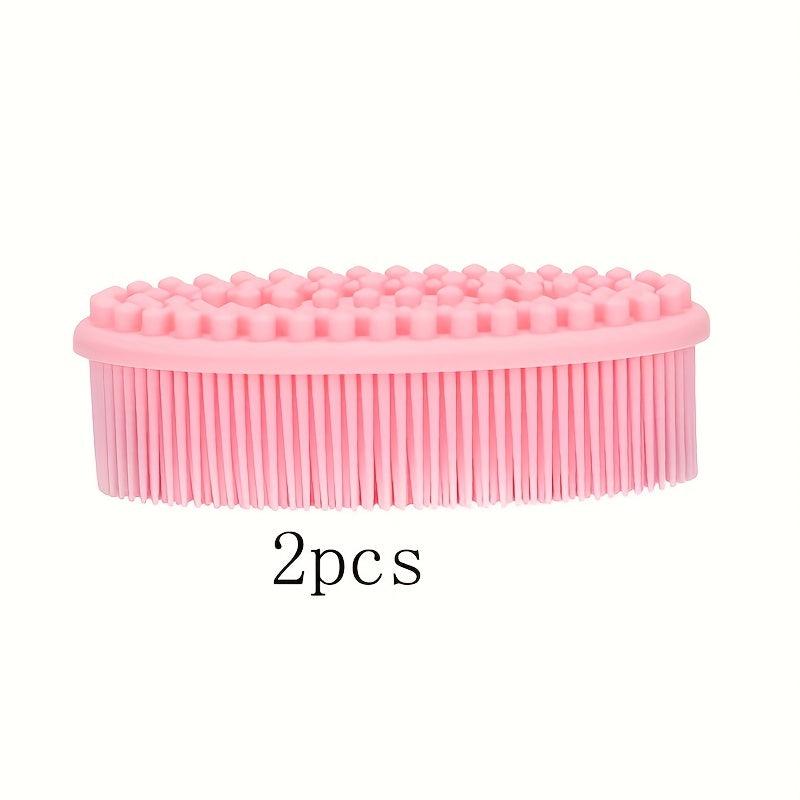 2 Pcs Silicone Body Scrubber Gentle Exfoliating