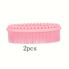 2 Pcs Silicone Body Scrubber Gentle Exfoliating