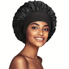 3 Pack Satin Bonnet Sleep Cap for Women