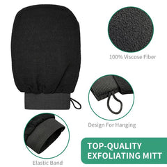 Exfoliating Mitts 150D Material for Smooth Exfoliation