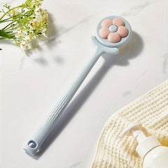 Long Handle Flower Bath Brush for Exfoliating Back Body Feet
