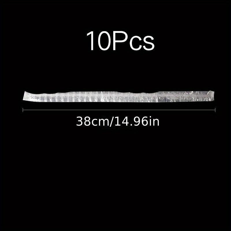 10Pcs Disposable Waterproof Shower Caps for Women and Men