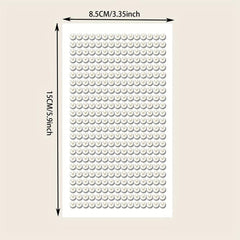 345 Pcs Large Pearl Under Eye Eye Makeup Bright Face Decoration Stickers