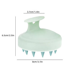 Silicone Shampoo Scalp Hair Massager Massage Comb
