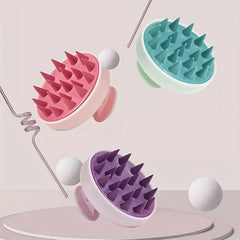 Silicone Shampoo Scalp Hair Massager Massage Comb