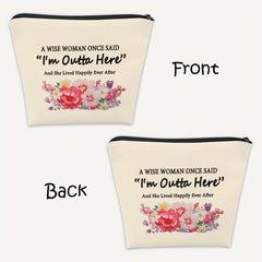 Retirement Makeup Bag for Women - Funny Retirement Gift
