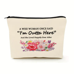 Retirement Makeup Bag for Women - Funny Retirement Gift