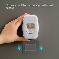 Auto Toothpaste Dispenser Hands-Free Squeezer for Bathroom