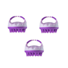 Silicone Scalp Massager Shampoo Brush Shower Cleansing Exfoliator
