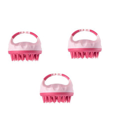 Silicone Scalp Massager Shampoo Brush Shower Cleansing Exfoliator