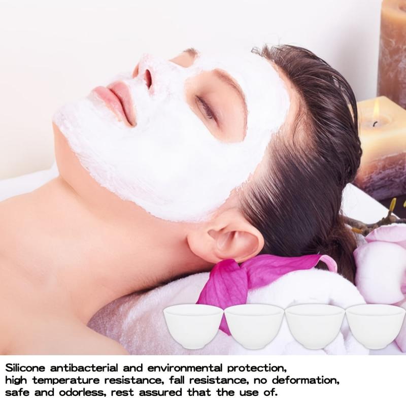 Silicone Face Mask Mixing Bowl Set for Home Salon