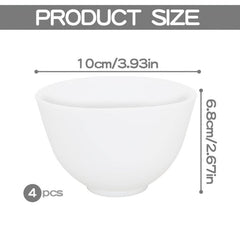 Silicone Face Mask Mixing Bowl Set for Home Salon