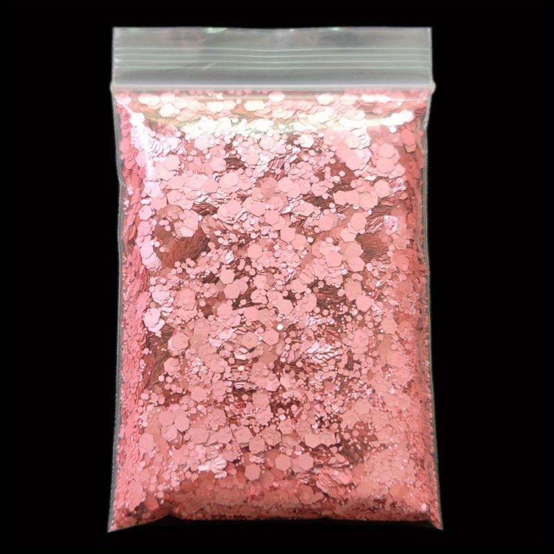 20g Matte Chunky Nail Art Glitter Flakes Holographic Hexagon Sequins