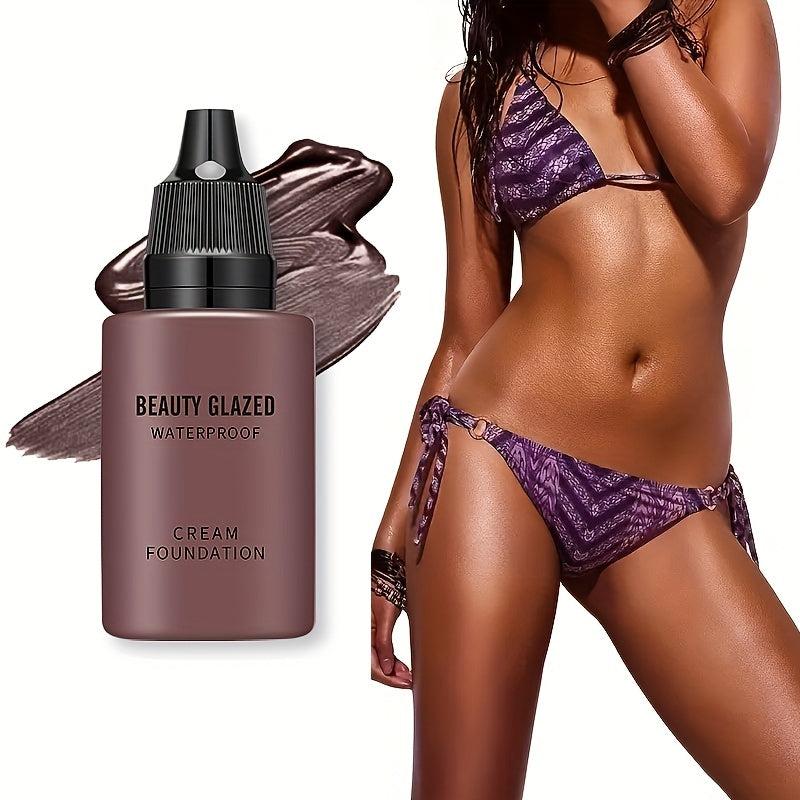 Summer Seaside Sunscreen Body Self Tanning Cream Dark Tan Bronzer Moisturizing