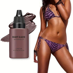 Summer Seaside Sunscreen Body Self Tanning Cream Dark Tan Bronzer Moisturizing