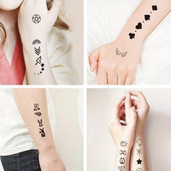240 Patterns Cute Waterproof Tattoo Stickers for Girls