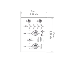 Waterproof Lace Tattoo Sticker for Fingers Long Lasting Temporary Tattoo