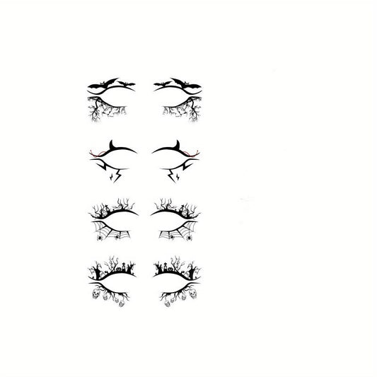Waterproof Eyeliner Stickers - Bat Spider Decorati