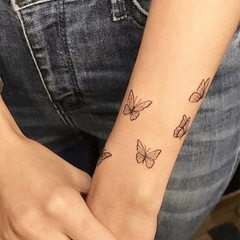 Small Butterfly Tattoo Sticker Waterproof Temporary Tattoo