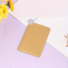 Stainless Steel Compact Pocket Mirror Unbreakable Small Purse Mirror