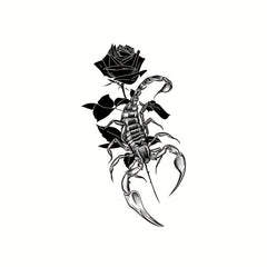 Dark Spider Waterproof Temporary Tattoo Sticker