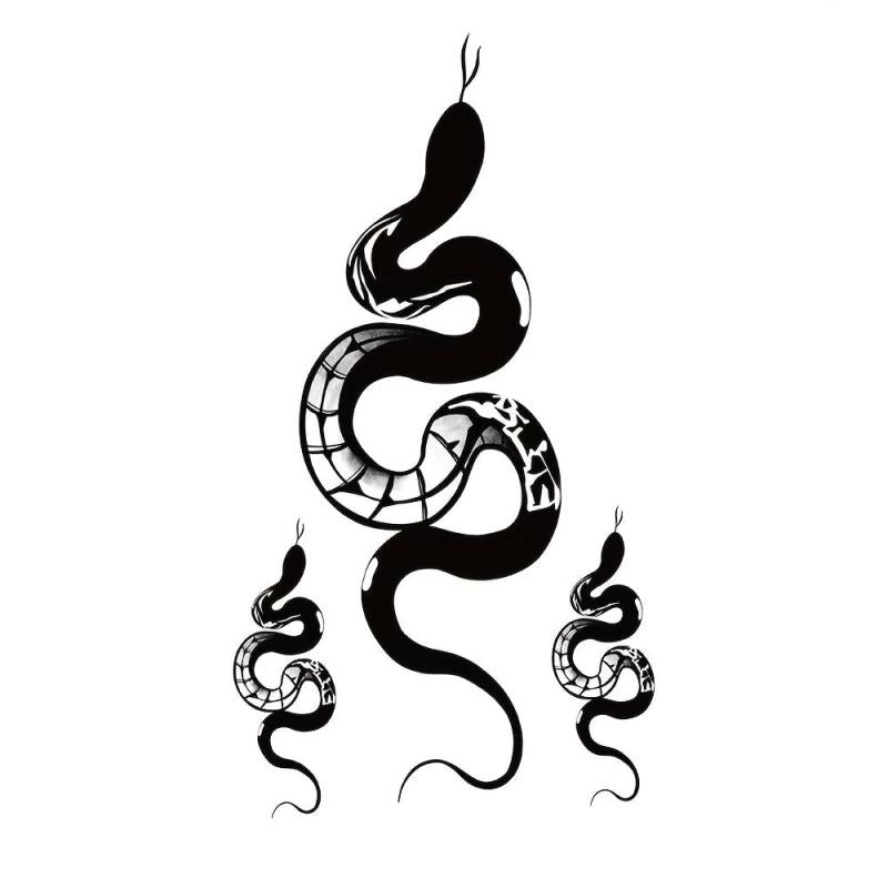 Dark Spider Waterproof Temporary Tattoo Sticker