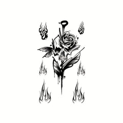 Dark Spider Waterproof Temporary Tattoo Sticker
