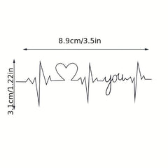 Herbal Heartbeat Tattoo Nightclub Party Body Decoration Temporary Tattoo