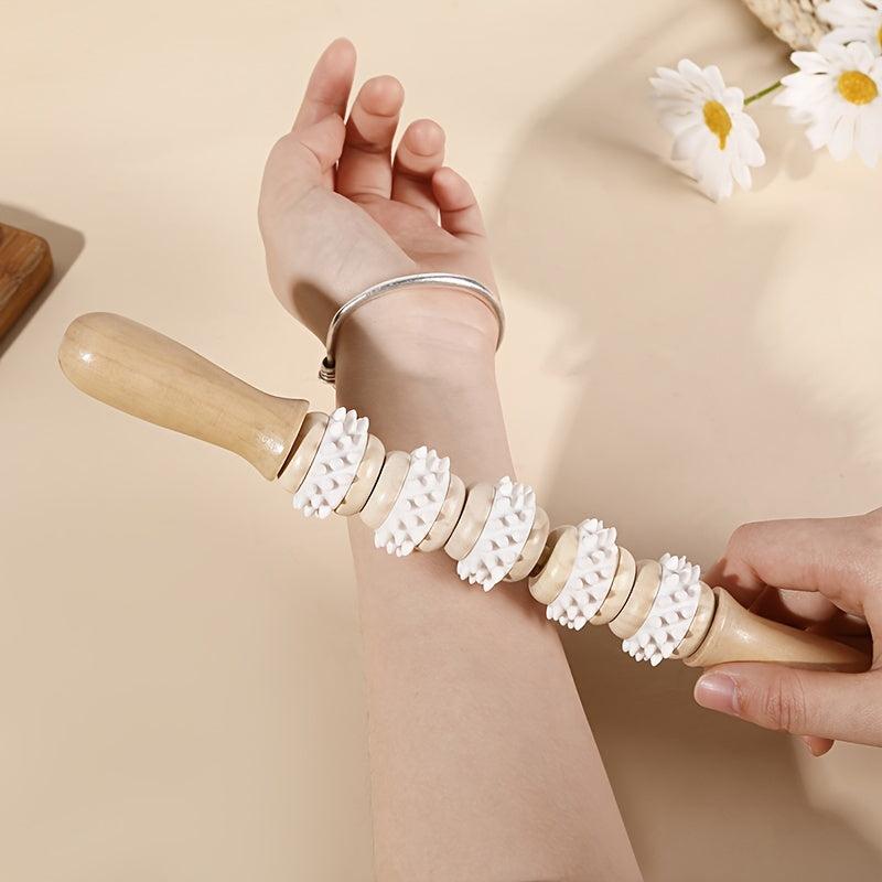 Wooden Massage Roller Stick for Muscle Relaxation