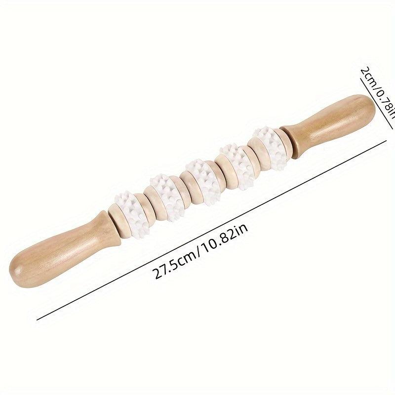 Wooden Massage Roller Stick for Muscle Relaxation