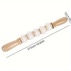 Wooden Massage Roller Stick for Muscle Relaxation